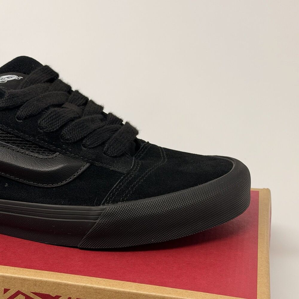 NEW Vans Knu Skool Black/Black Suede Skate Shoes Mens Size 11 VN0009QCBKA - Picture 7 of 16